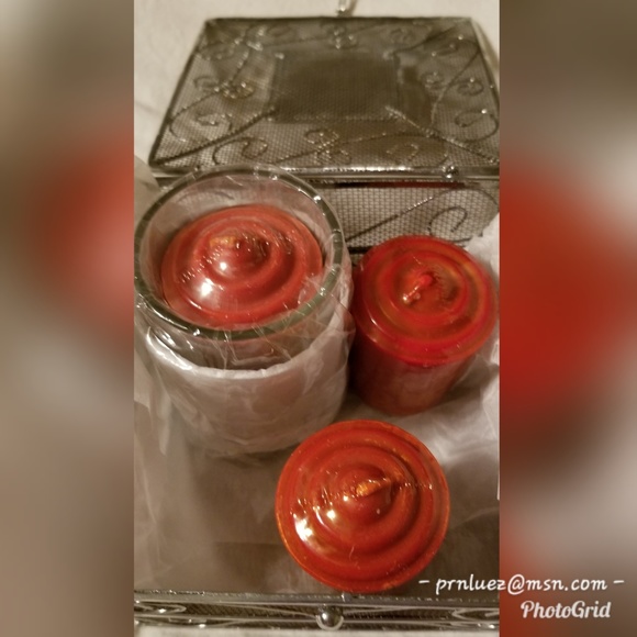 Things Remembered Square  Candle Basket - Picture 4 of 4